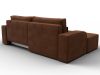 137290L Диван угловой Лига-120 угол левый | велюр | laim 14 терракотовый - 5