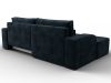 137291L Диван угловой Лига-120 угол левый | велюр | laim 21 графит - 5