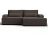 137284 Диван угловой Лига-120 угол правый | рогожка | амур 05 коричневый - 2