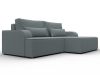 137285 Диван угловой Лига-120 угол правый | рогожка | амур 07 серый - 3