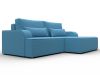 137286 Диван угловой Лига-120 угол правый | рогожка | амур 10 голубой - 3