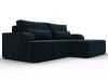 137291 Диван угловой Лига-120 угол правый | велюр | laim 21 графит - 3