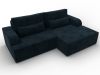 137291 Диван угловой Лига-120 угол правый | велюр | laim 21 графит - 6