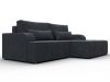 137293 Диван угловой Лига-120 угол правый | велюр | laim 26 темно-серый - 3
