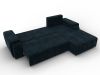 137354 Диван угловой Лига-121 правый угол | велюр | laim 21 графит - 8