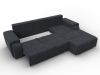 137356 Диван угловой Лига-121 правый угол | велюр | laim 26 темно-серый - 7