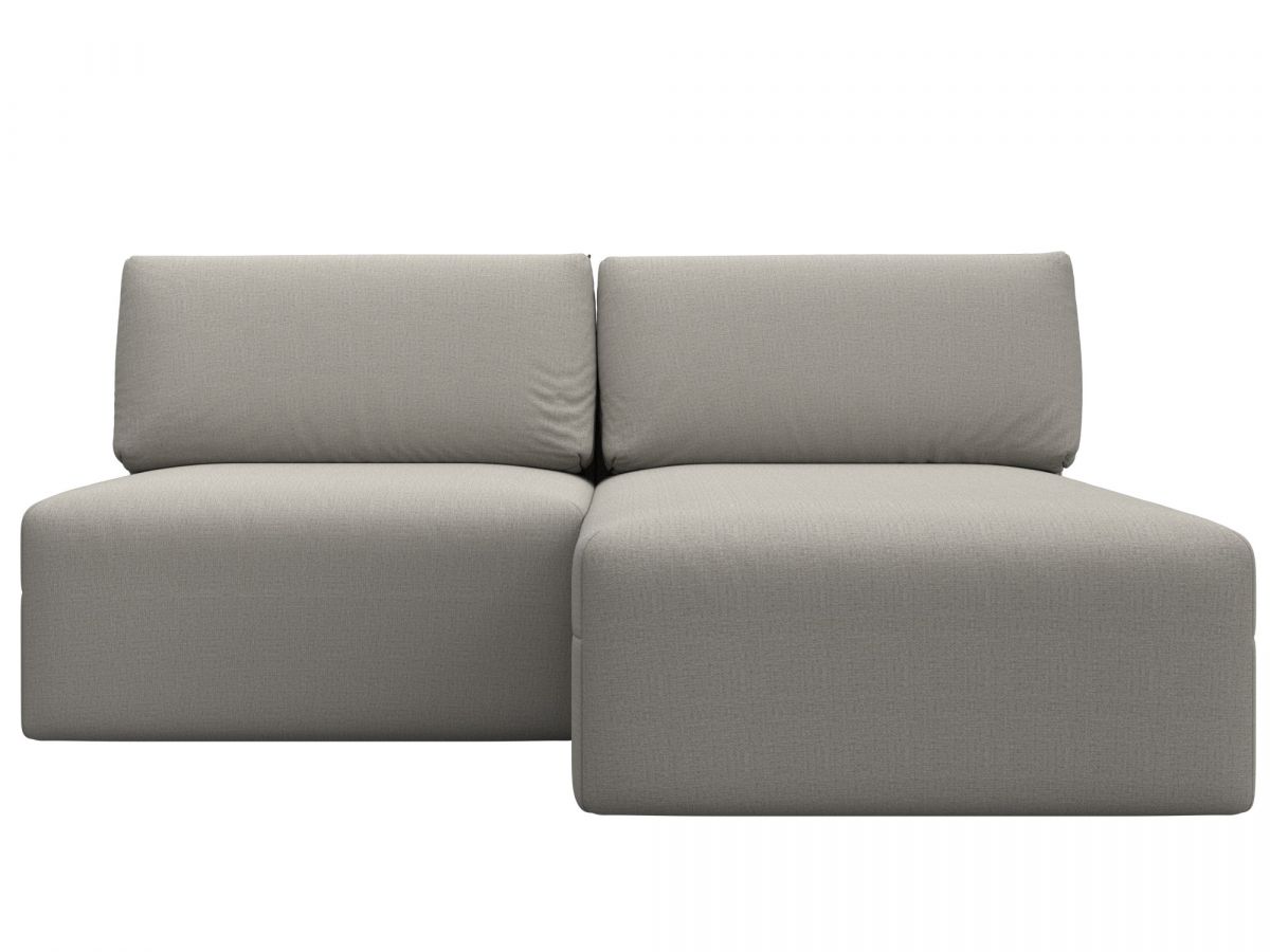 129713 Диван угловой модульный Лига-060 НПБ угол универсальный | рогожка | амур 02 бежевый