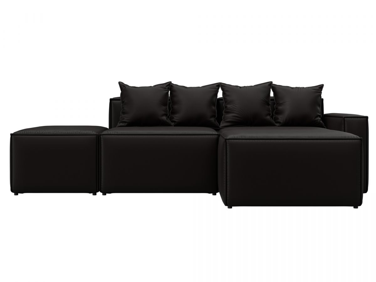 129789 Диван угловой модульный Лига-063 угол правый | экокожа | grifon 12 коричневый