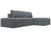 129700 Диван угловой модульный с пуфом Лига-060 НПБ угол универсальный | рогожка | амур 07 серый - 9