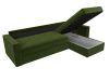 27891 Диван угловой Траумберг правый угол | микровельвет | зеленый - 7