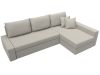 125980 Диван угловой Версаль правый угол | рогожка | амур бежевый - 5