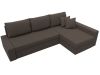 125981 Диван угловой Версаль правый угол | рогожка | амур коричневый - 5