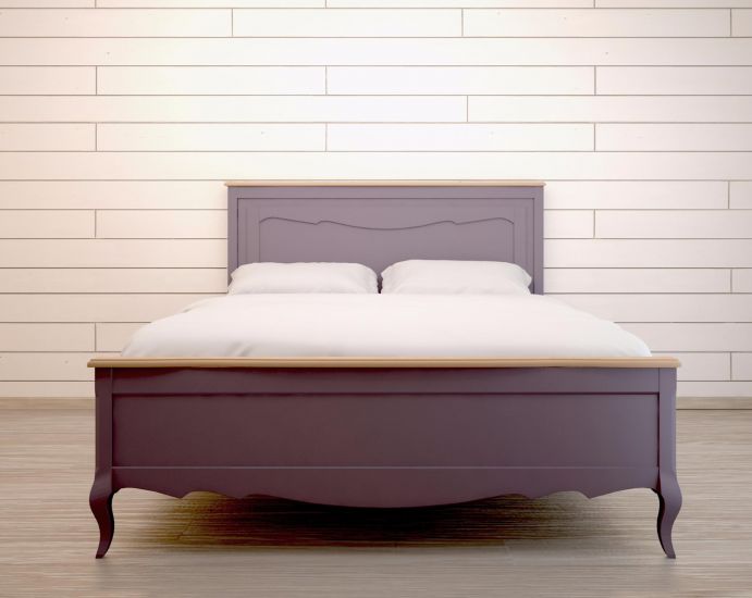 Двуспальная кровать "Leontina lavanda" на 180