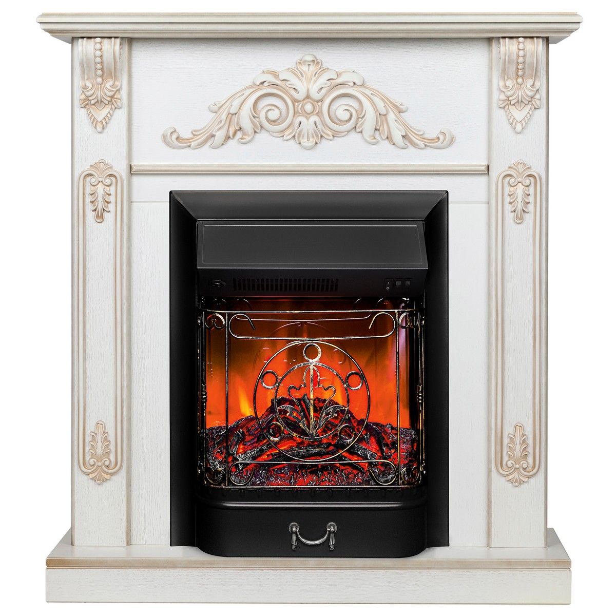 Электрокамин Anita WT с очагом Majestic Lux Black