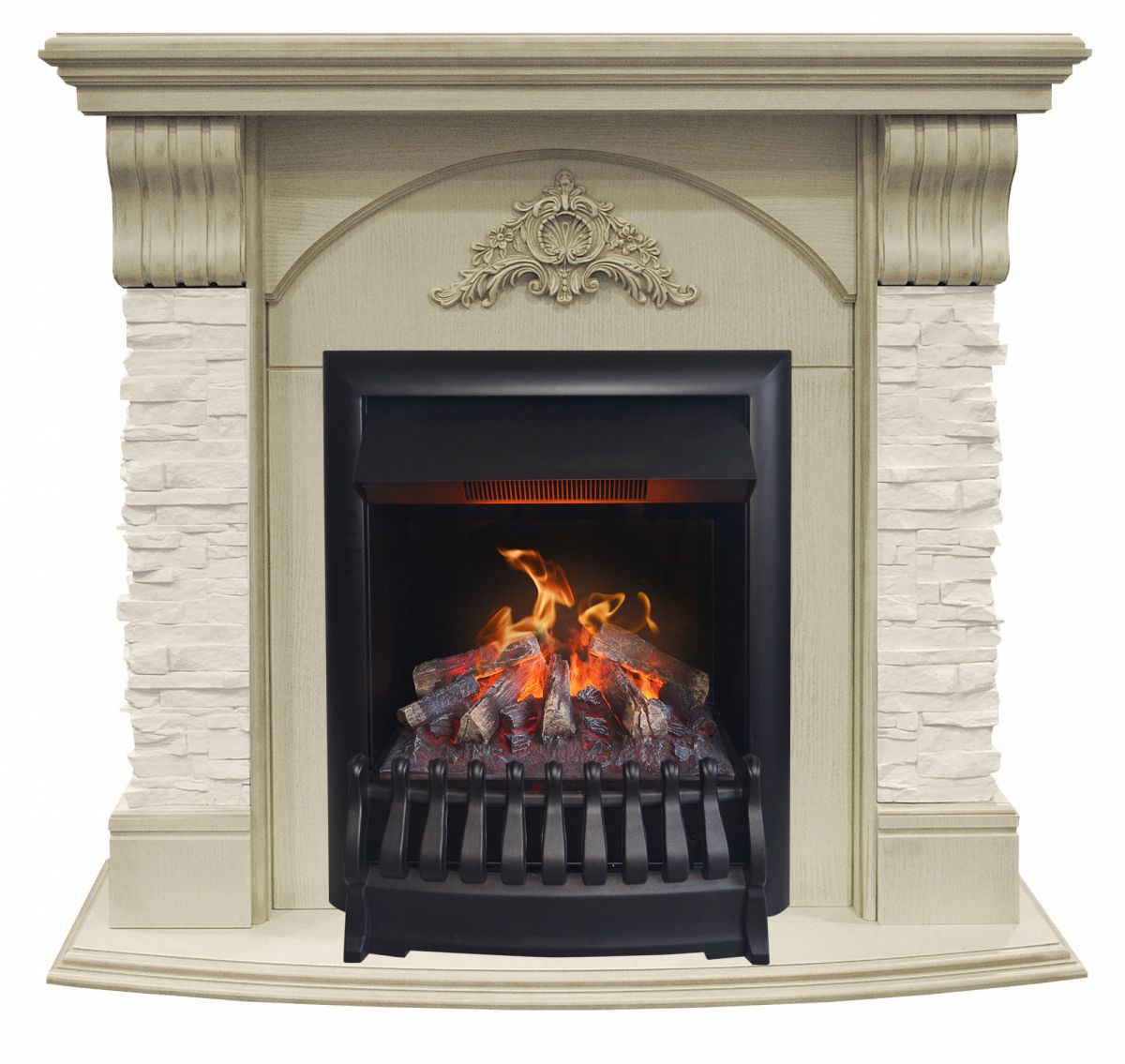 Электрокамин Athena WT с очагом 3D Oregan