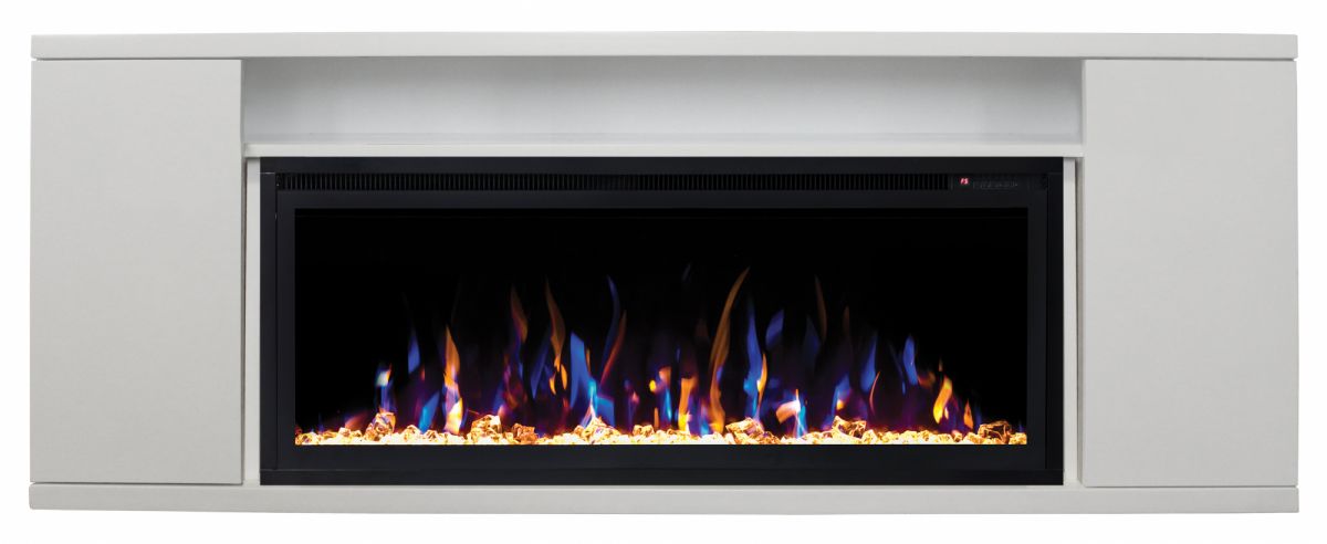 Электрокамин Bergen 42-BV WT с очагом Saphir 42