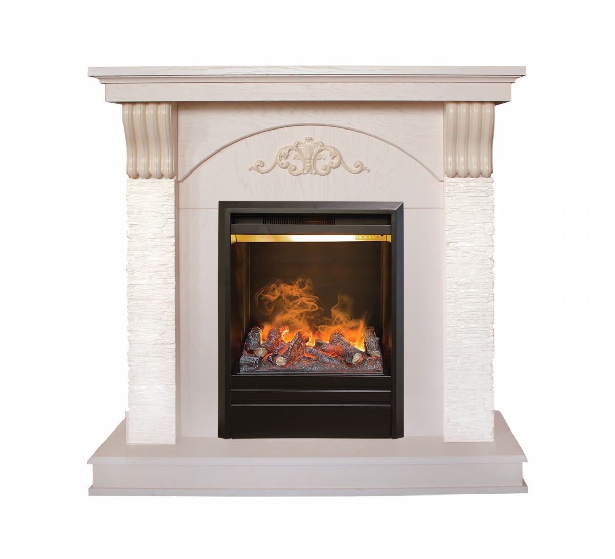 Электрокамин Corfino WT с очагом 3D Olympic