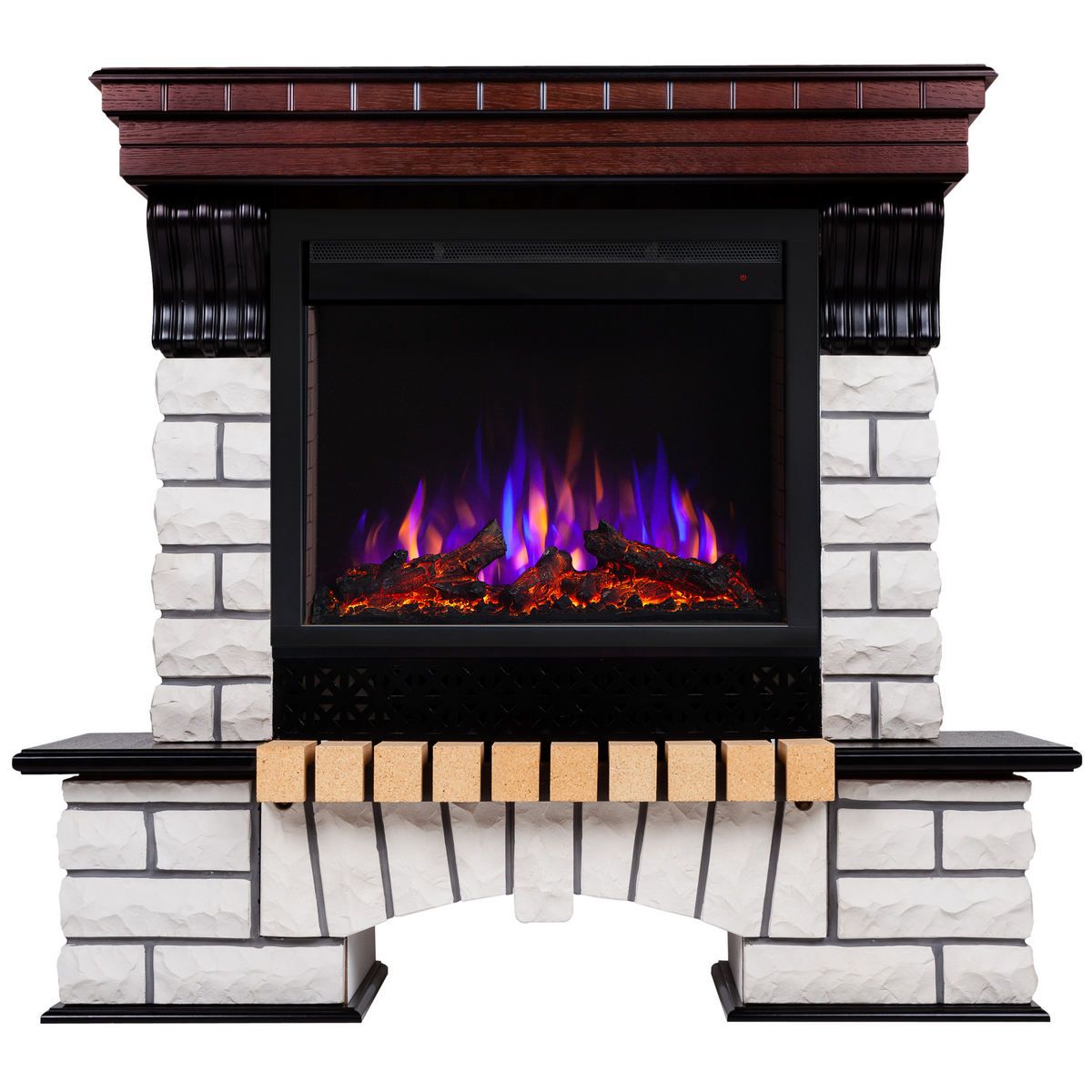 электрокамин Country 25-25,5 AO с очагом Saphir 25,5