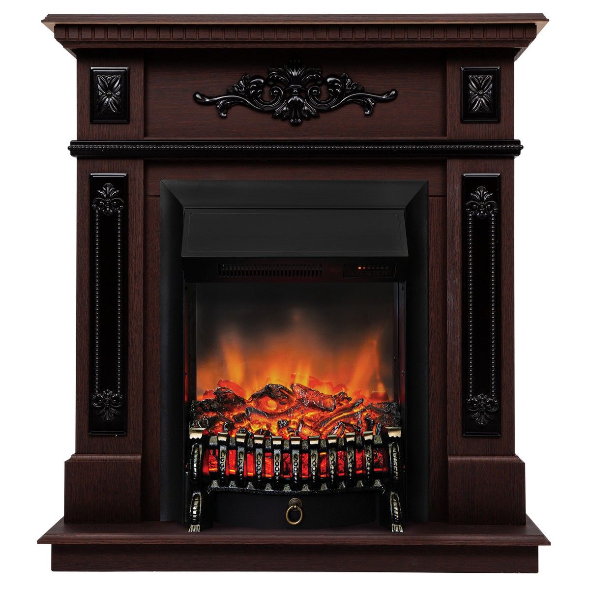 Электрокамин Lilian DN с очагом Fobos Lux Black RC