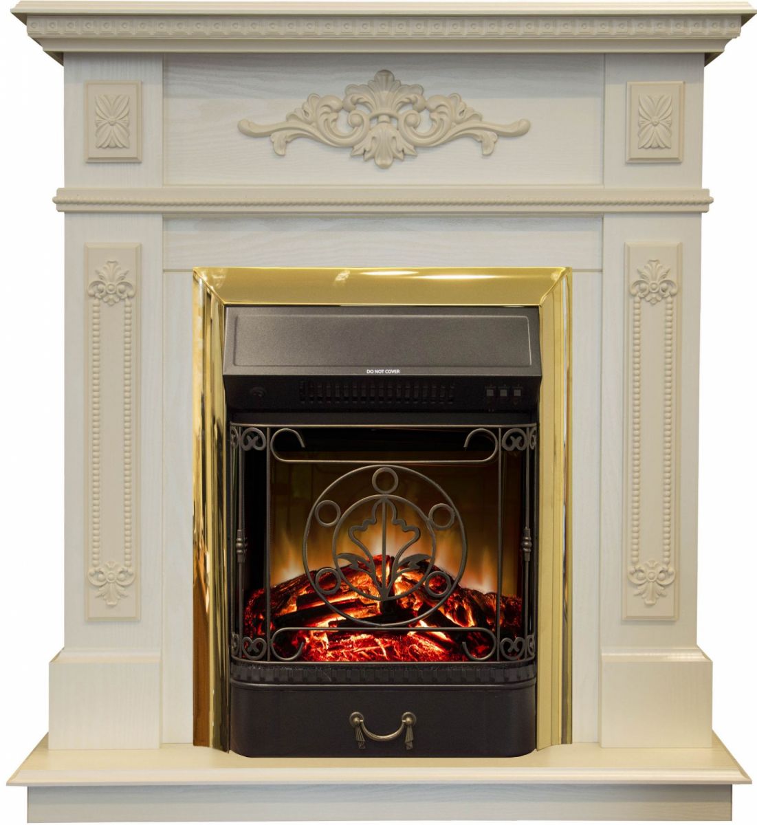 Электрокамин Lilian WT с очагом Majestic Lux Black RC