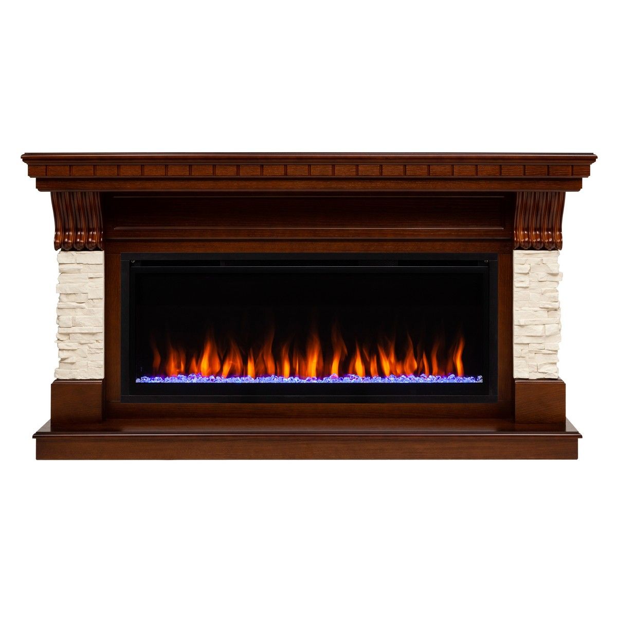 Электрокамин Michigan 42-BV NT с очагом Saphir 42