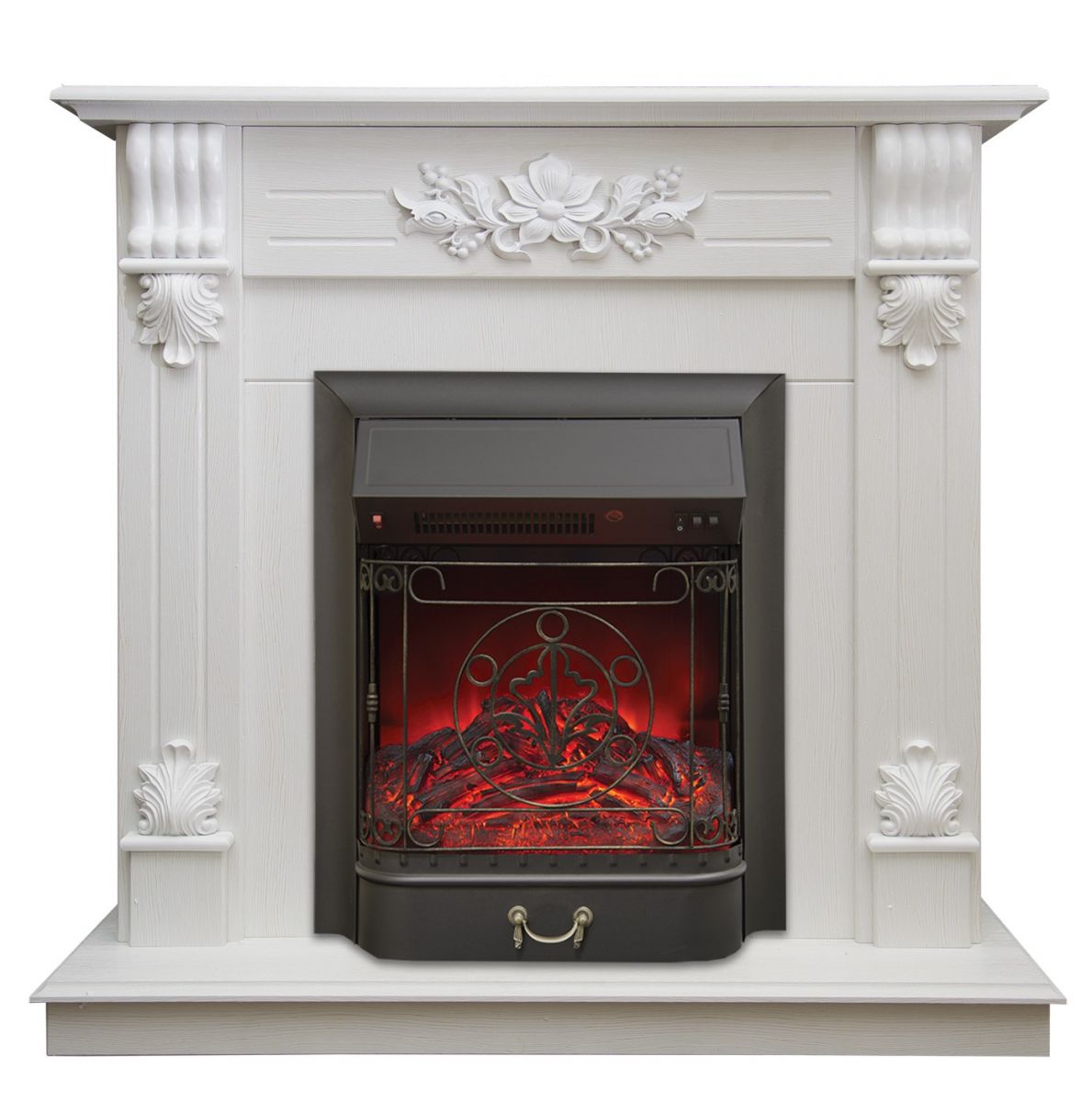 Электрокамин Ottawa WT с очагом Majestic Lux Brass