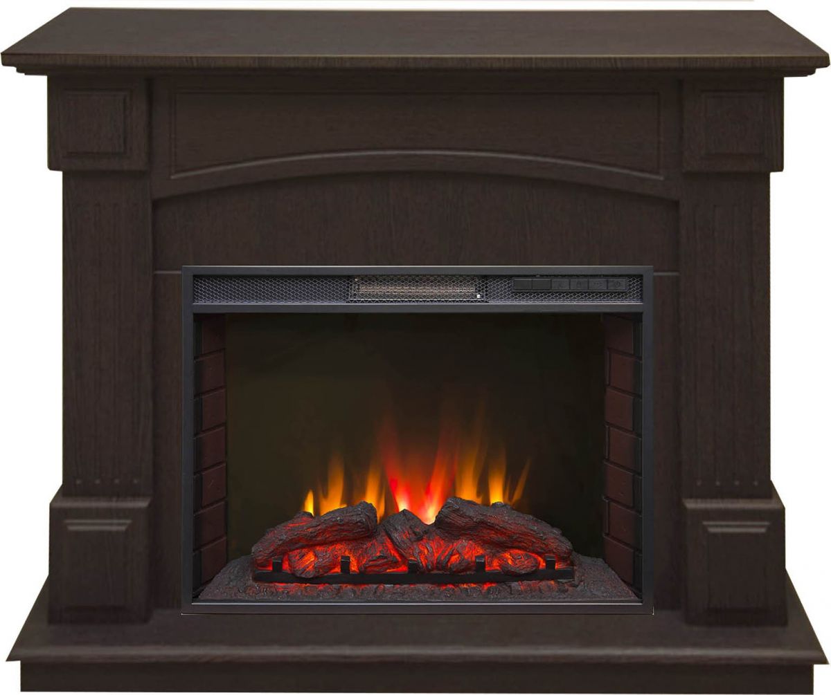 Электрокамин RealFlame Carolina DN c Sparta 25,5 LED, настройка яркости