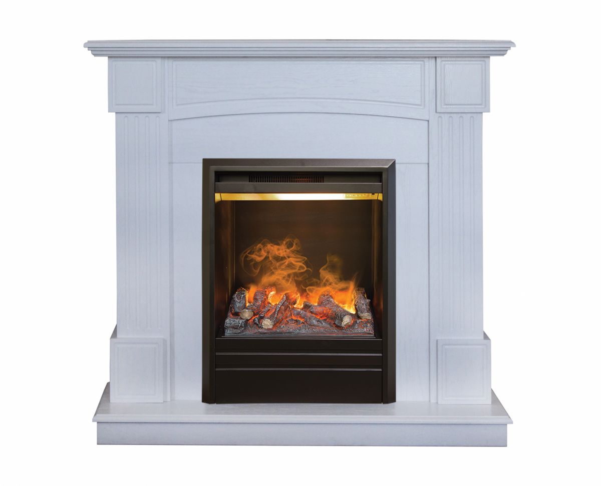 Электрокамин RealFlame Hanna LO с очагом Fobos Lux Black без пульта