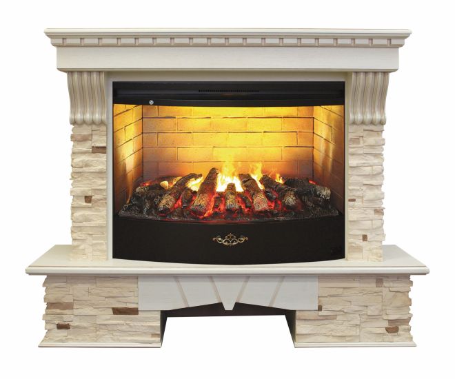 115896 Камин RealFlame Sorento 33 WT c FireStar 33 3D