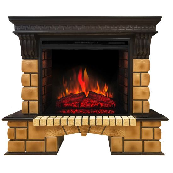 170787 Камин RealFlame Stone Brick 26 AO с Epsilon 26 S IR