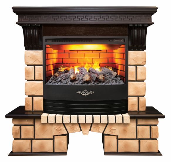 301311 Камин RealFlame Stone Brick с Firestar 25,5 3D