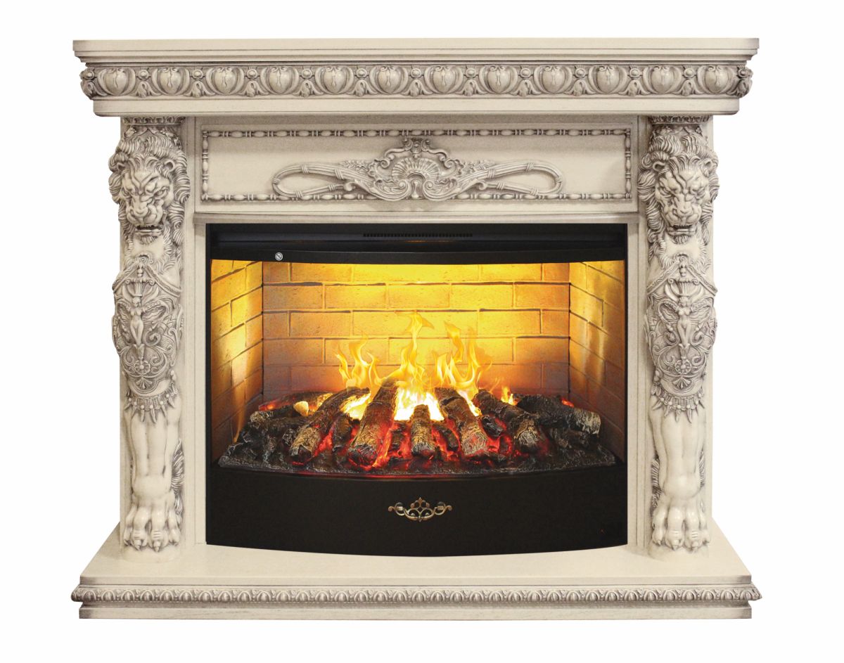 Электрокамин Romano 33 WT с очагом 3D Firestar 33