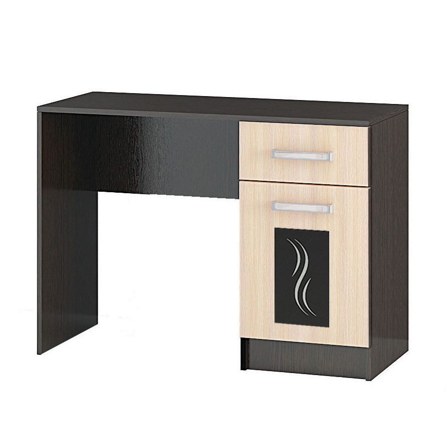 Эрика стол косметический (750х1020х430) венге-дуб молочный