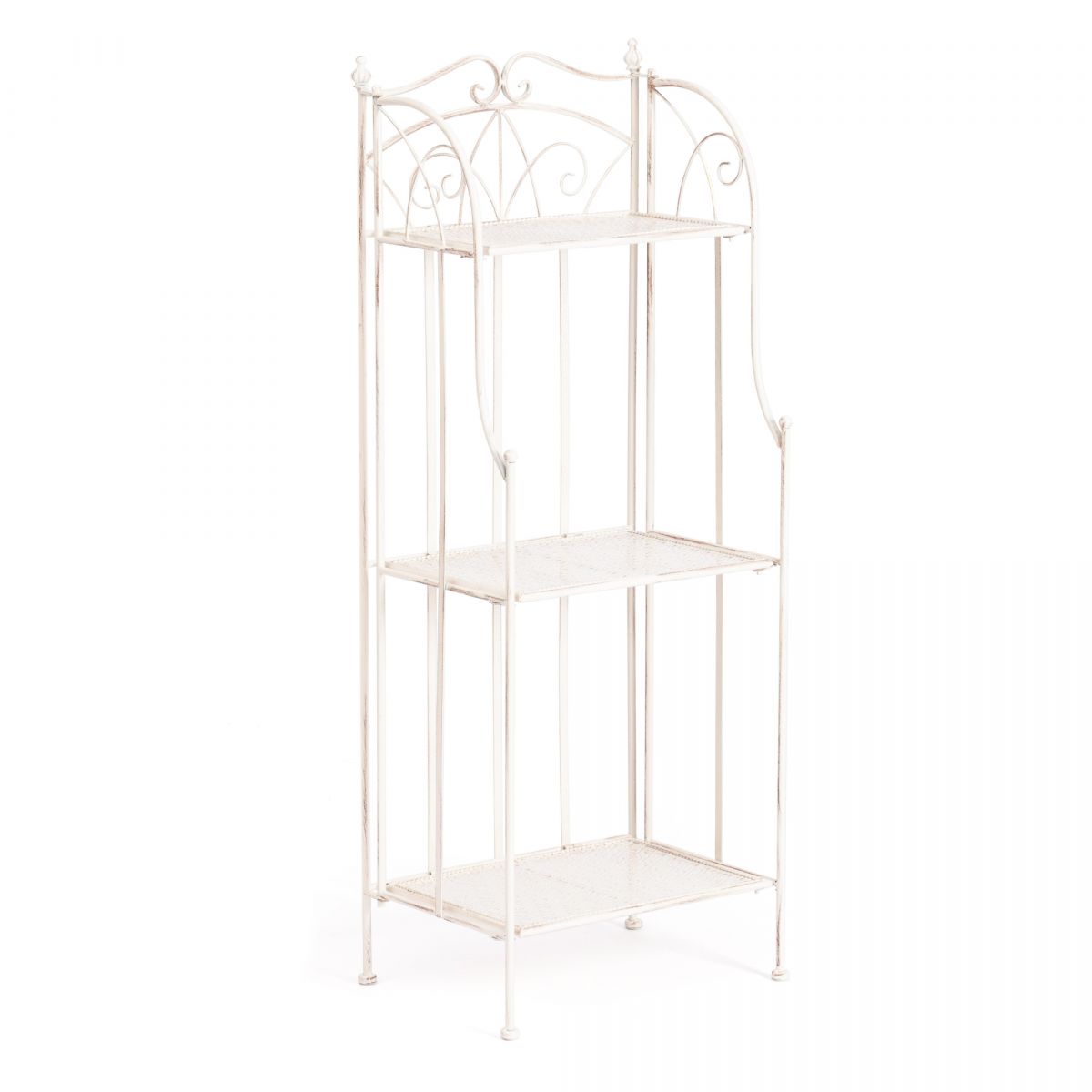 Этажерка Secret De Maison Elisa (PL08-10337) стальной сплав, античный белый, 41,50х20х108 см