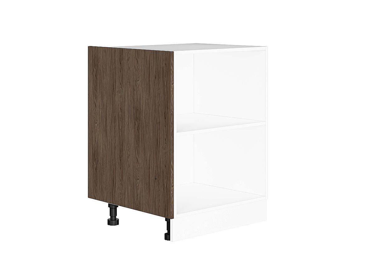 Фасад боковой Флэт для нижнего шкафа Brown Casella Oak 2S 716x573x16