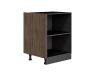 Фасад боковой Флэт для нижнего шкафа Brown Casella Oak 2S 716x573x16 - 3