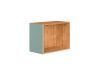 Фасад боковой Флэт для верхнего шкафа Grey-green In 2S 460x315x16 - 2