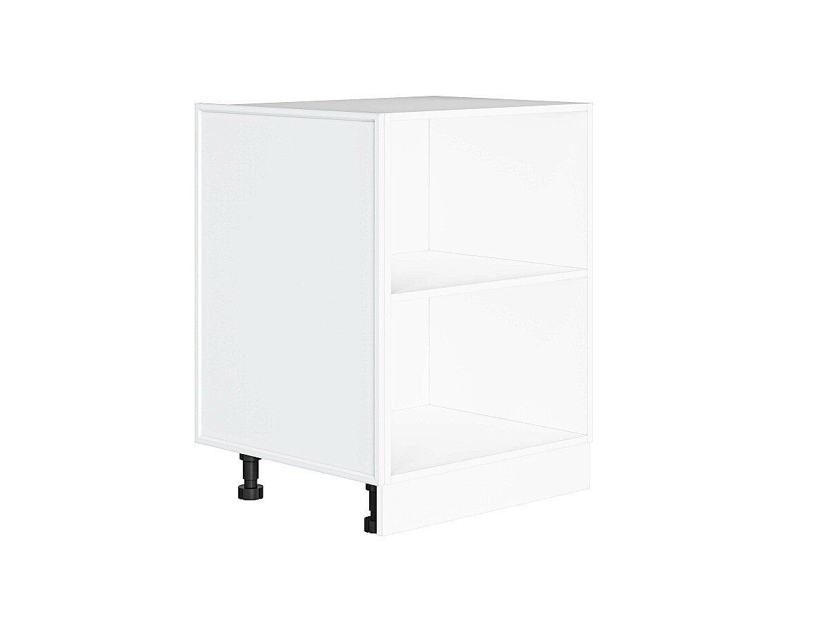 Фасад боковой Фрейм для нижнего шкафа White Silk 716x579x22