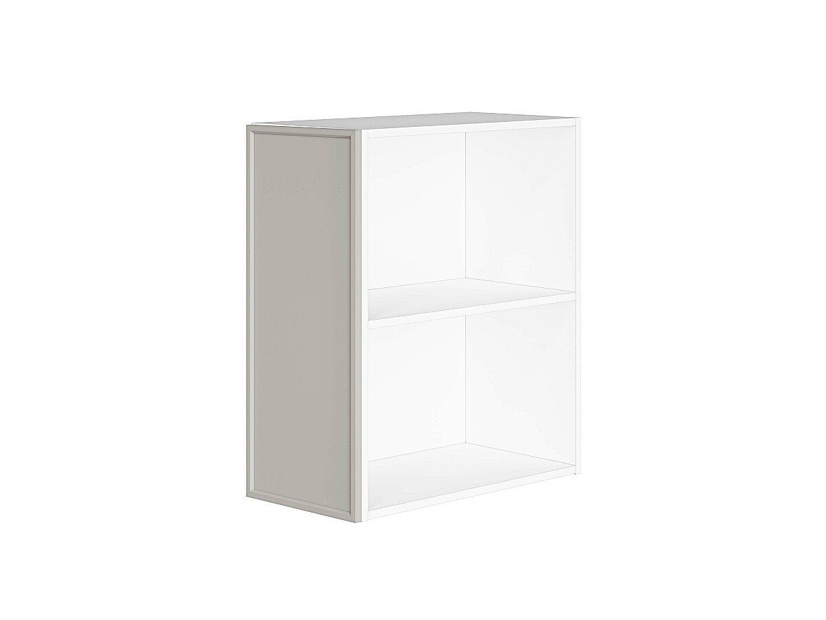 Фасад боковой Фрейм для верхнего шкафа Grey Silk 716x321x22