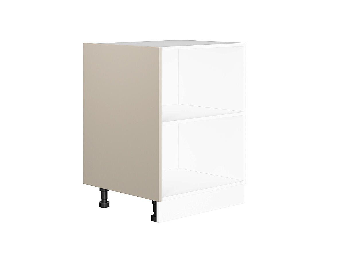 Фасад боковой Фьюжн для нижнего шкафа Cream Silk 716x573x18