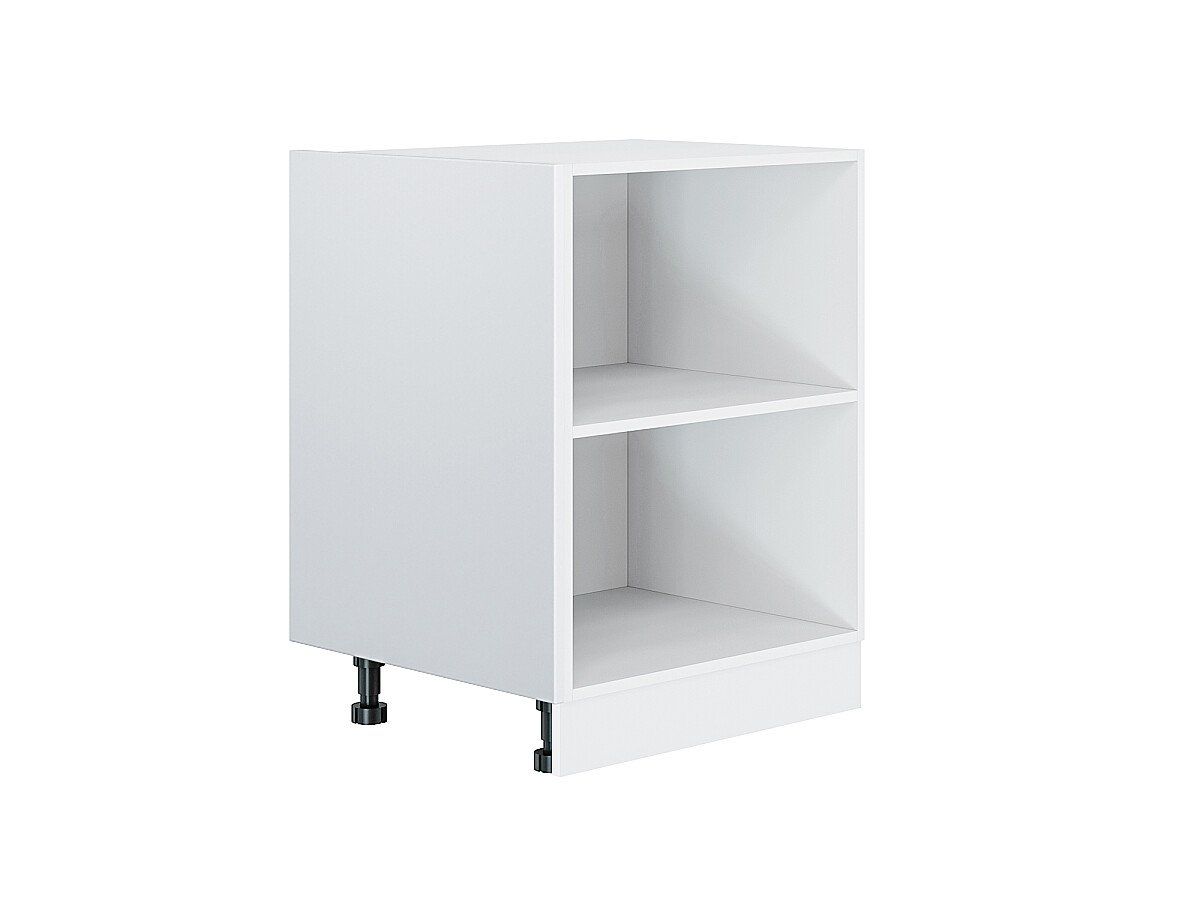 Фасад боковой Фьюжн для нижнего шкафа Silky White 716x573x18