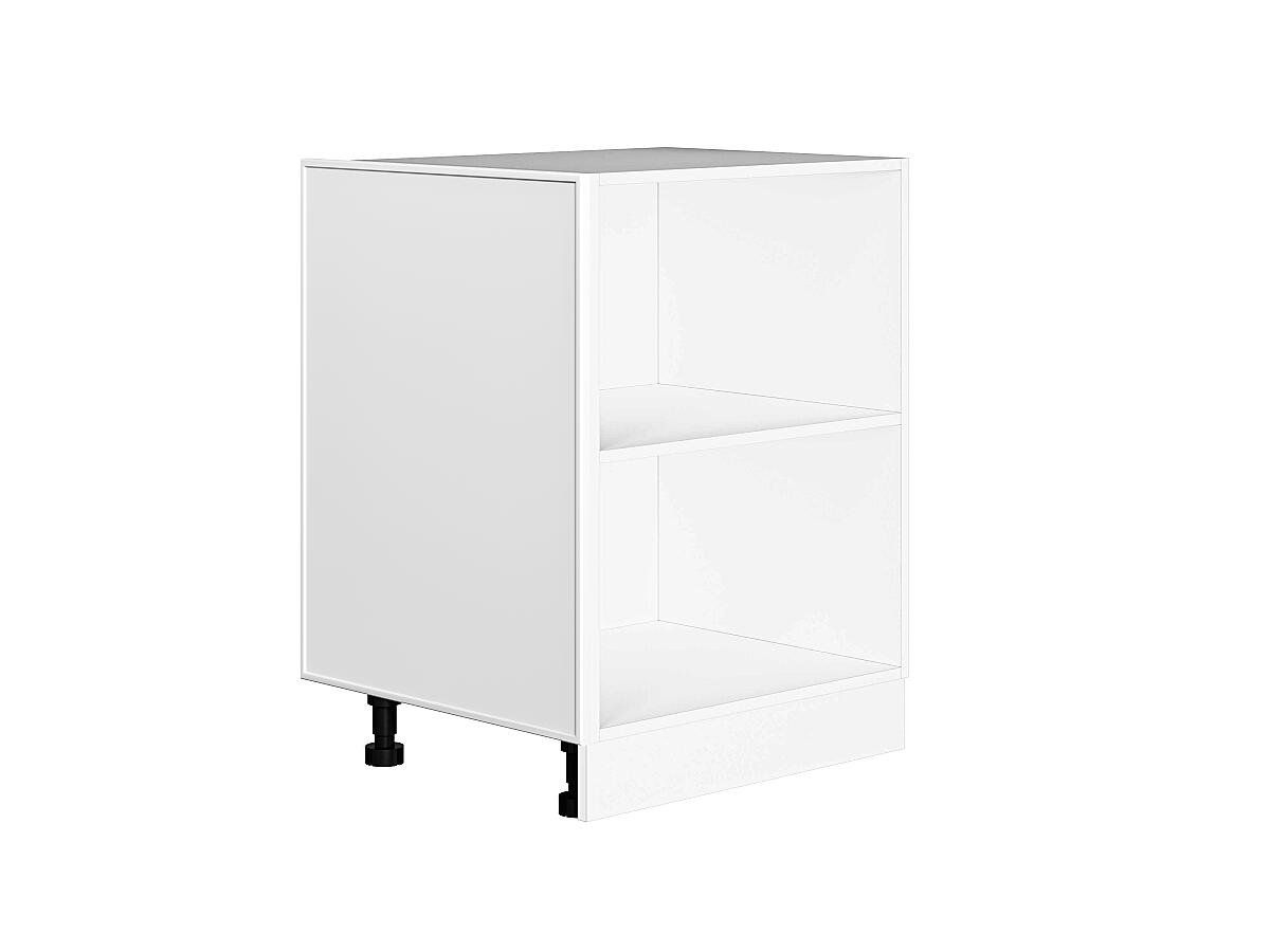 Фасад боковой Квадро для нижнего шкафа Белый 716x573x19
