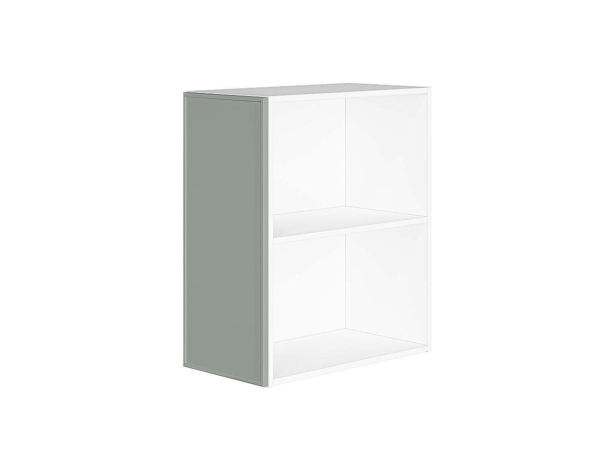 Фасад боковой Квадро для верхнего шкафа Аквамарин 716x315x19