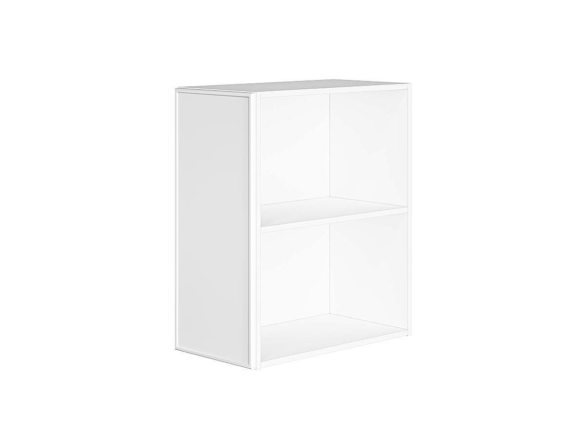 Фасад боковой Квадро для верхнего шкафа Белый 716x315x19