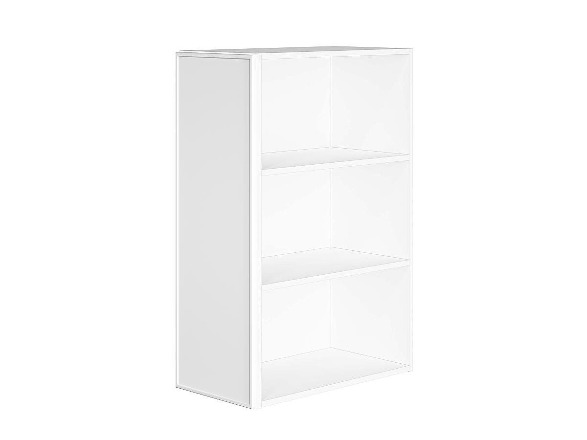 Фасад боковой Квадро для верхнего шкафа Белый 916x315x19