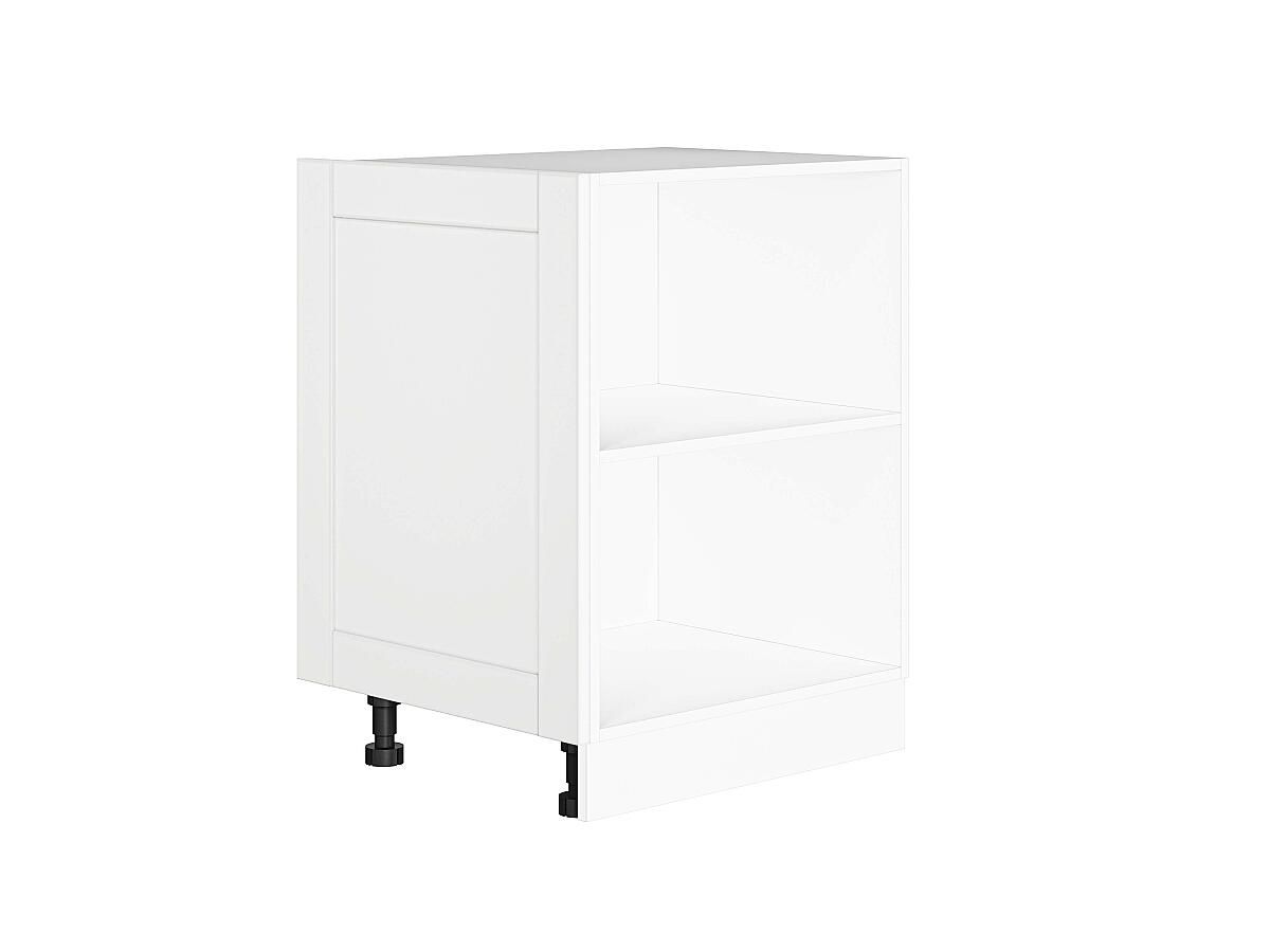 Фасад боковой Лофт для нижнего шкафа White Silk 716x573x18