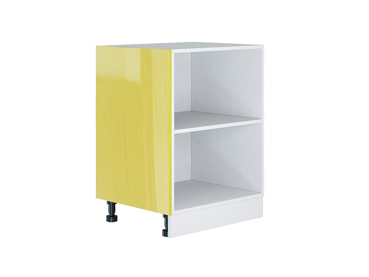 Фасад боковой Валерия-М для нижнего шкафа Лайм глянец 716x573x16