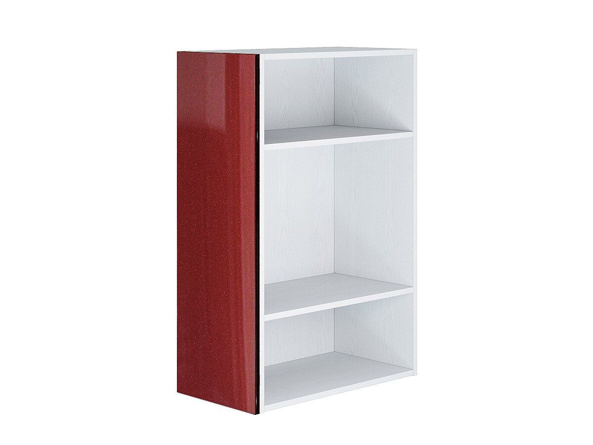 Фасад боковой Валерия-М для верхнего шкафа Гранатовый металлик 916x315x16