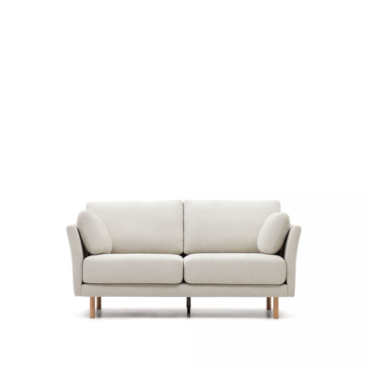 Gilma 2-местный диван бежевый с ножками в натуральной отделке 170 см