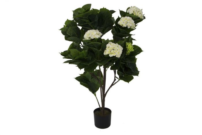 Искусственные растения Гортензия кремовая MK-7410-HW 0х0х100 см Темно-зеленый 10 шт. в 1 кор.